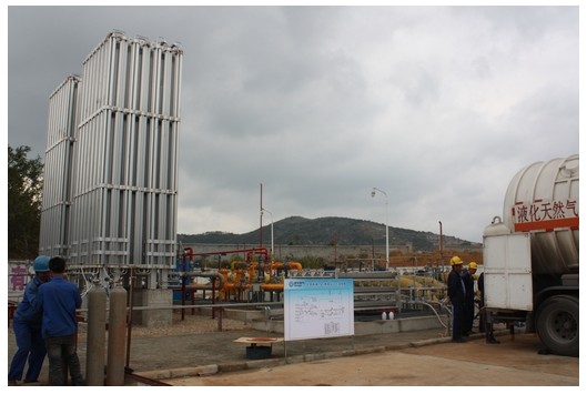 我市首座LNG釋放站建成，燃?xì)獗９┠芰⒂兴嵘?>                            <div   id="qugog68wyk"   class="con">
                                <span id="qugog68wyk"    class="title">我市首座LNG釋放站建成，燃?xì)獗９┠芰⒂兴嵘?/span>
                                <p class="des">
	10月30日，我市首座液化天然氣（LNG）釋放站在北部新城高中壓站內(nèi)建成并投入運(yùn)行，現(xiàn)每天的正常補(bǔ)充量達(dá)到3萬方。該站設(shè)計(jì)氣化能力3000方/小時，如連續(xù)氣化可以增加供應(yīng)量8萬方/日，將提升我市燃?xì)獗９┠芰Α?


	&nbsp;


	我市由于處于川氣東送供氣范圍，受上游供氣不足等因素影響，氣源一直較為緊張。隨著天然氣市場的快速發(fā)展，客戶量不斷增加，特別是工業(yè)客戶的增加和增產(chǎn)，用...</p>
                            </div>
                            <div   id="qugog68wyk"   class="time">
                                <span id="qugog68wyk"    class="day">27</span>
                                <span id="qugog68wyk"    class="year-month">2013-11</span>
                            </div>
                        </a>
                    </li>
                                    </ul>
                <div   id="qugog68wyk"   class="pagination">
                <a href=?pid=2&page=1 title=第1頁>1</a><a>...</a><a href=?pid=2&page=118 title=第118頁>118</a><a href=?pid=2&page=119 title=第119頁>119</a><a title=第120頁 class=